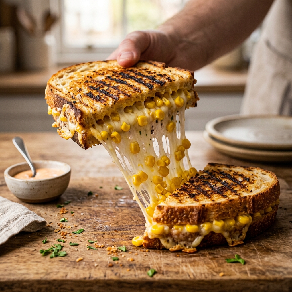 Cheese Corn Sandwich