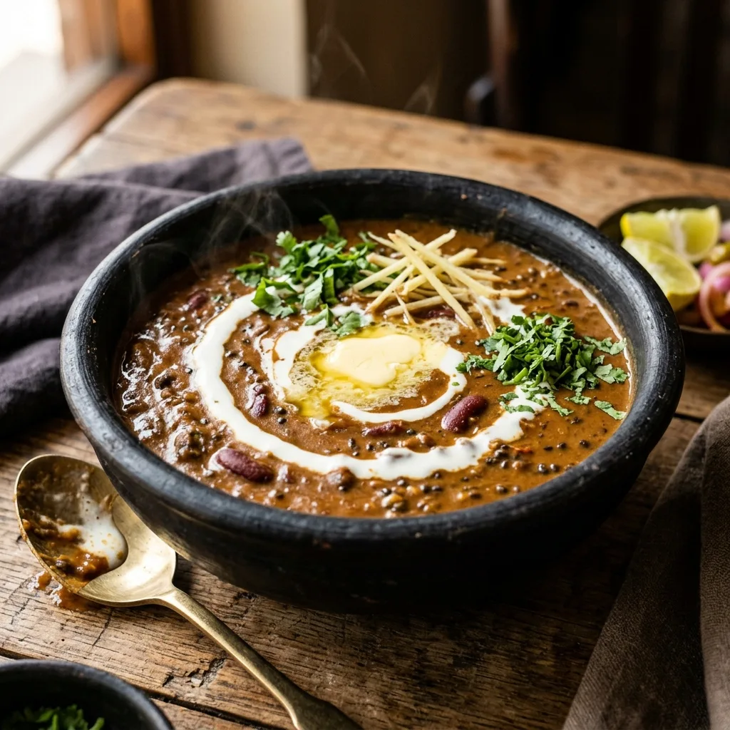 Slow Simmering Dal Makhani at Kaarwan