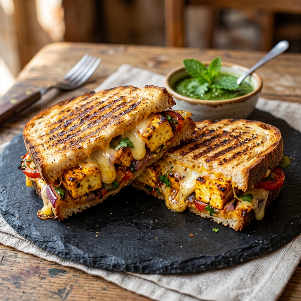 Paneer Tikka Sandwich